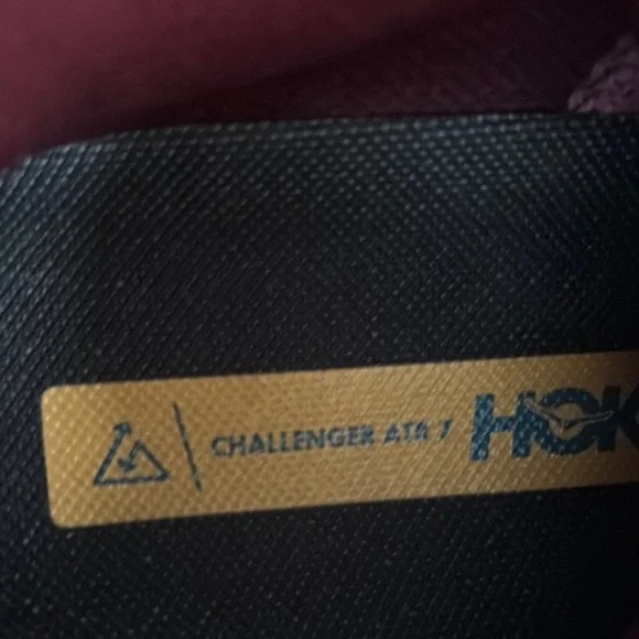 Hoka Women's Pink and Maroon Athletic Shoes - Picture 6 of 6